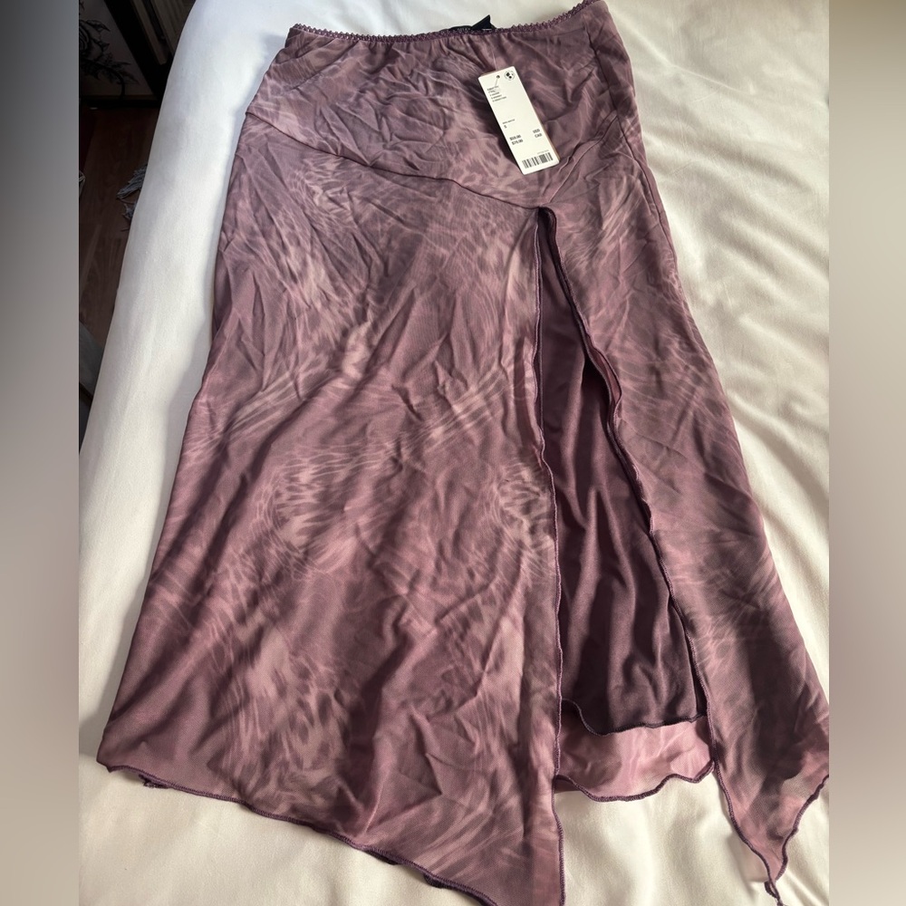 Silence + Noise midi skirt
